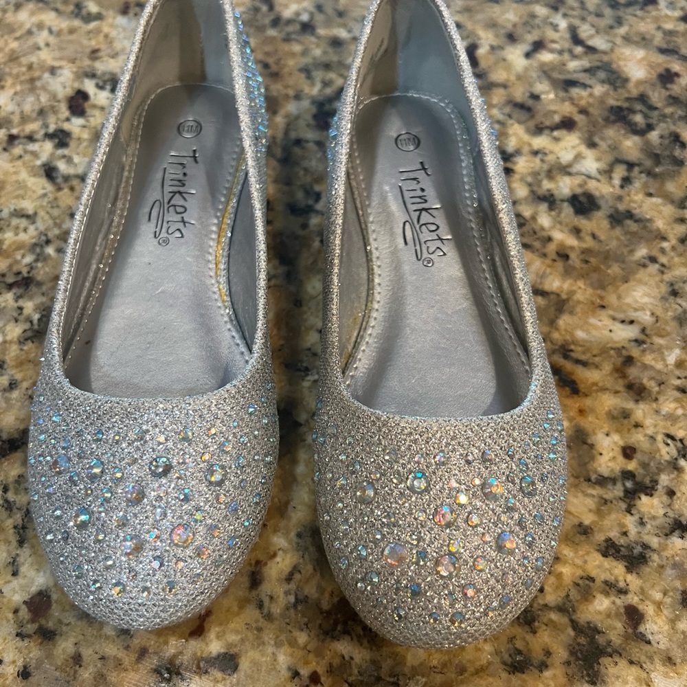 Girl holiday sparkle shoes